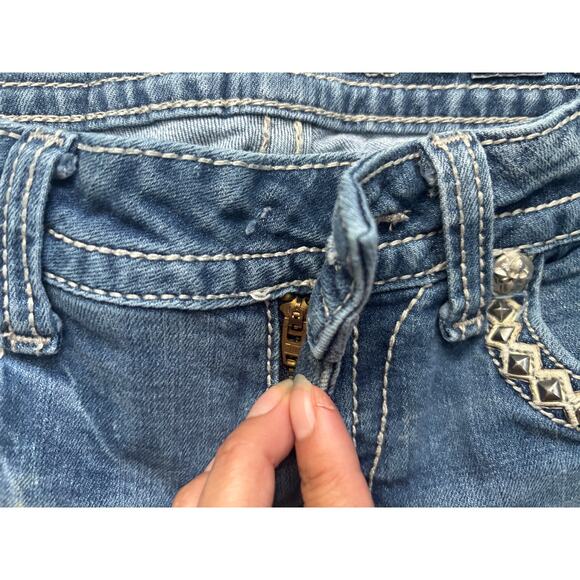 Miss Me JW6192S Skinny flap pocket jeans 27 - Picture 8 of 8